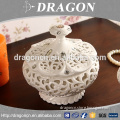 High quality craft carved jewelry ceramic decoration jar